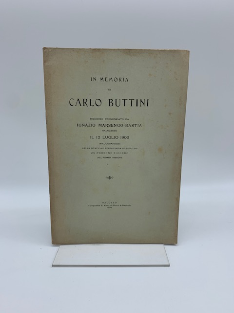 In memoria di Carlo Buttini